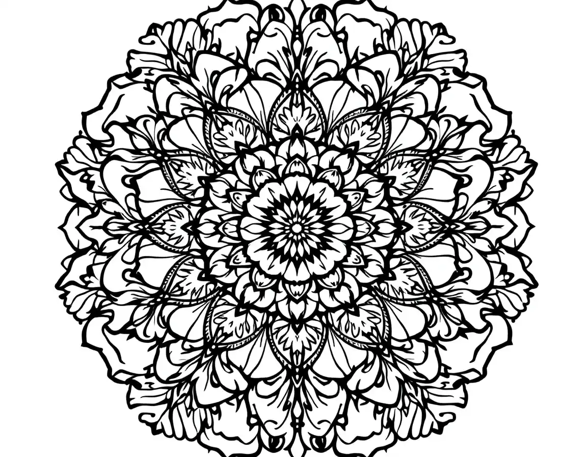 Coloring Pages For Kids and Adults example 5