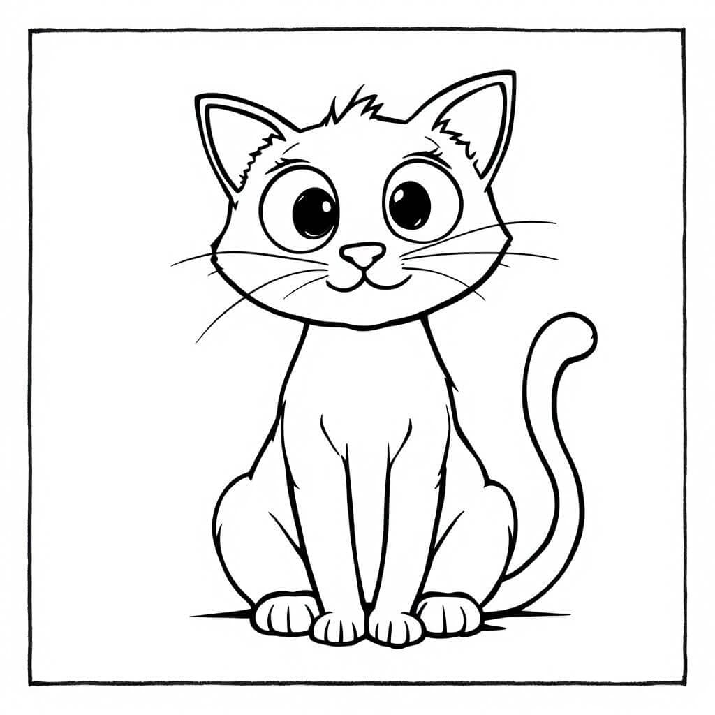 Enhanced cat drawing with prompt improvement