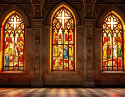 Religious Stained Glass preview 1