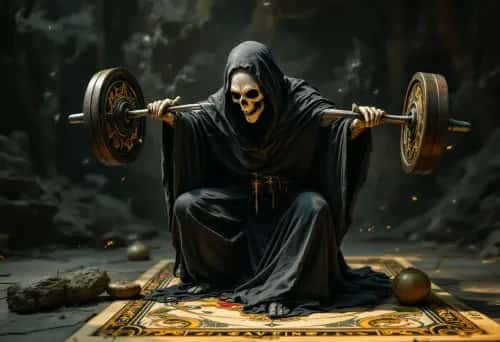 Fitness-themed tarot cards preview 8