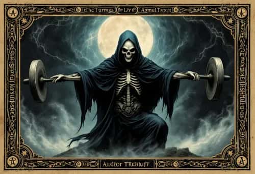 Fitness-themed tarot cards preview 1