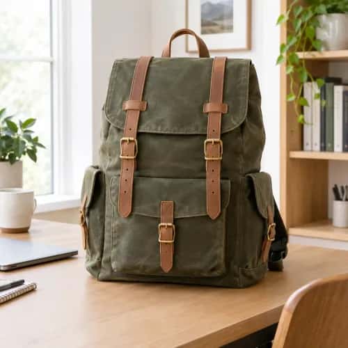 Canvas Backpack preview 2