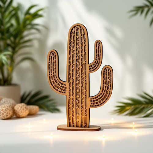 AI-Generated Wooden Succulents preview 9